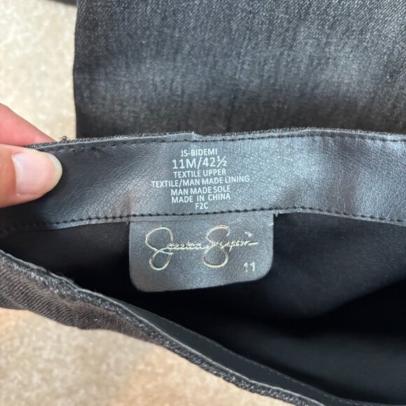 Jessica Simpson Bidemi Wash Effect Cap‎ Toe Over-the-Knee Boots in Gray Size 11M - Picture 7 of 12